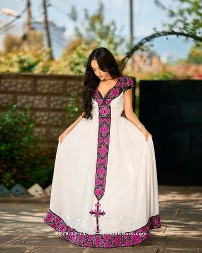 Habesha kemis by Shema Wears, from our Instagram